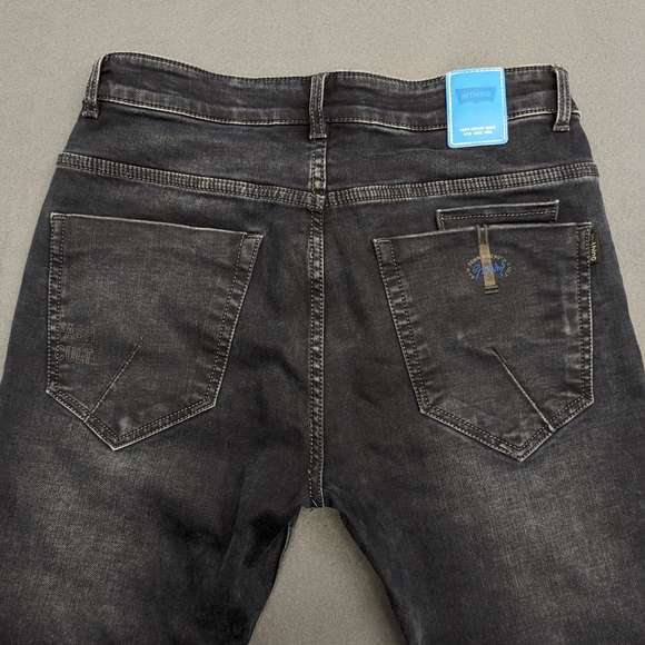InThing Mens Custom Dark Wash Skinny Jeans Size 32 - Picture 3 of 15